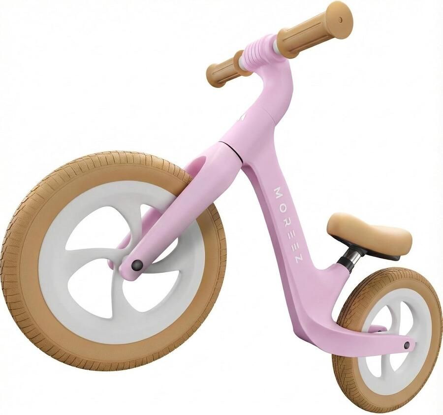 Ergonomische Loopfiets voor Kinderen van 2-5 Jaar Ultraleichte Veilige en In hoogte Verstelbare Kinderfiets met 12 Inch Lekbestendige Wielen