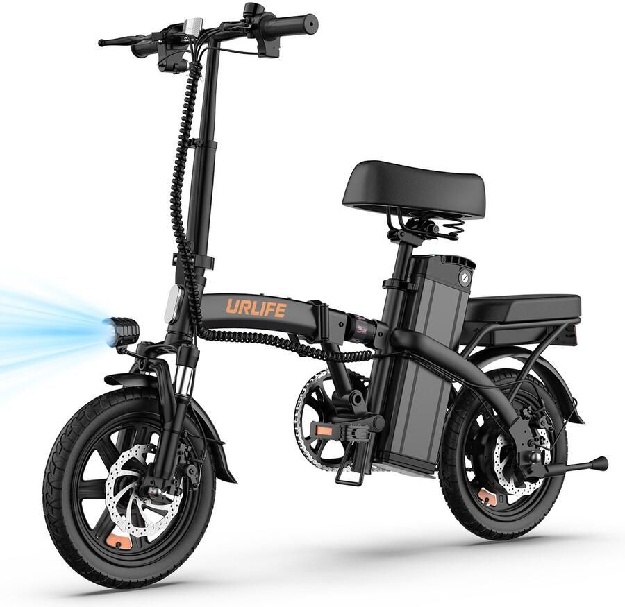 URLIFE F1L E-Bike 14 inch 40km actieradius 250W motor grijs