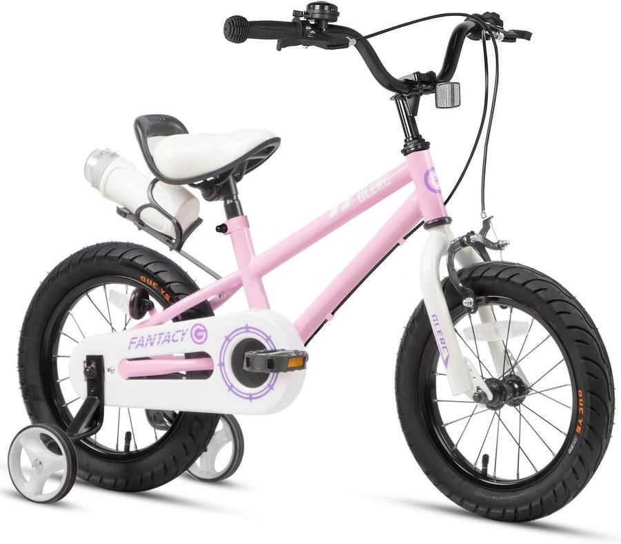 Fantasy Kinderfiets voor 2-14 jaar 14 16 18 20 inch met verlichting en kickstand