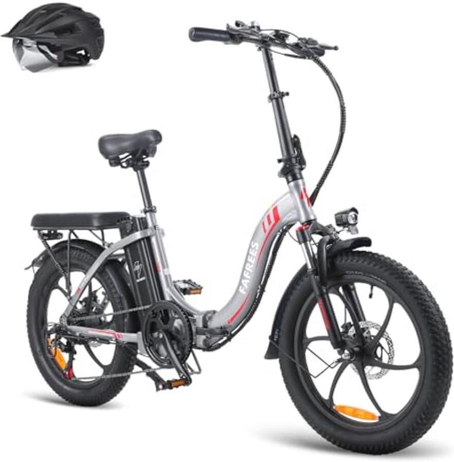 Fatbike E-bike voor en Inklapbare Vouwfiets met 36V Accu en 250W Motor Maximaal 150kg Draagvermogen