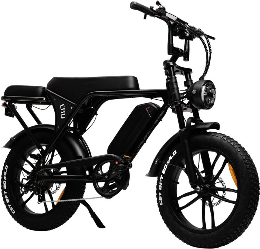 Fatbike Zwart 250W Incl. Garantie Model 2025 gratis gemonteerd voor Nederland