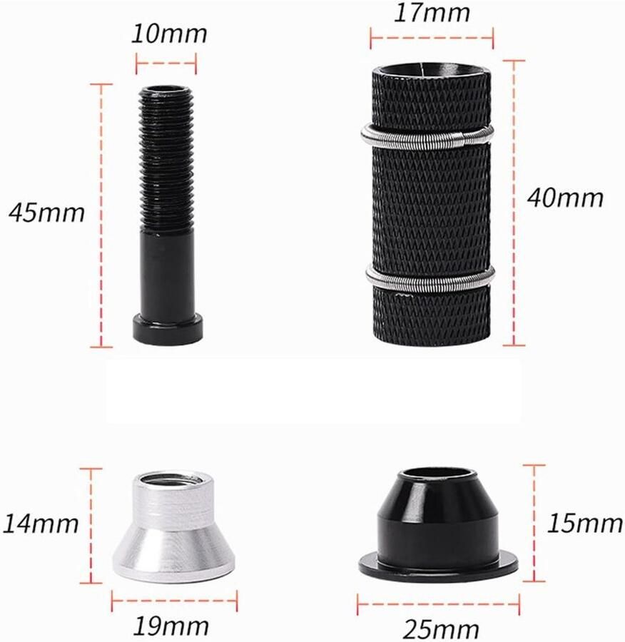Fiets Headset Expander voor MTB Vorken van Aluminium