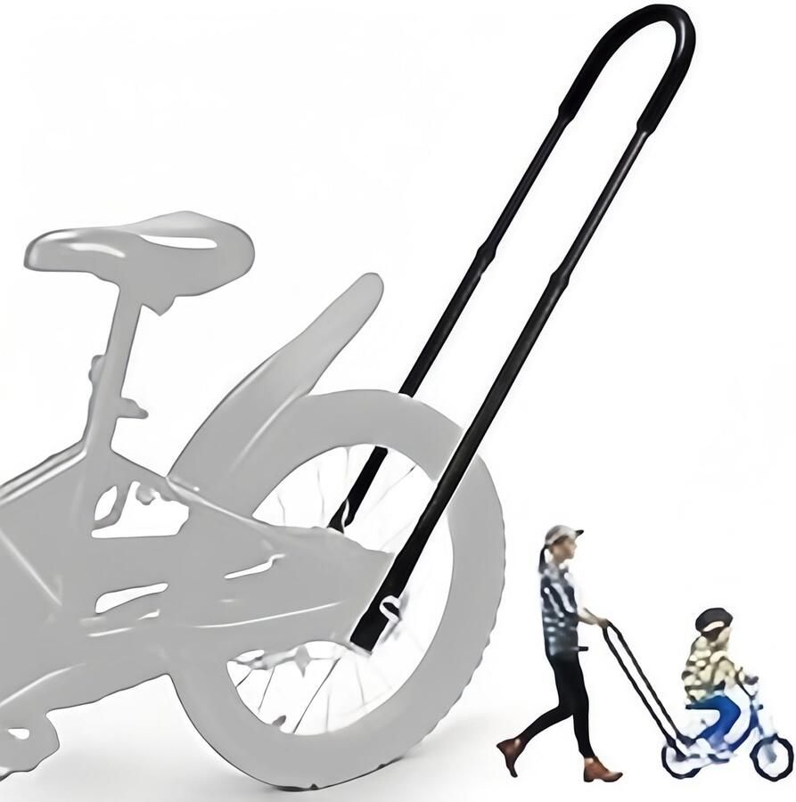 Fiets Hulpstang Kinderfiets Trainer Kinderen Leren Fietsen Uitschuifbaar En Verstelbaar 27-35 Inch Universeel