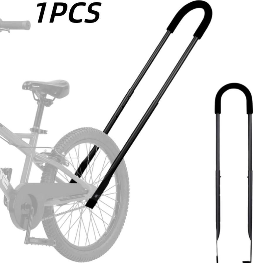 Fiets Hulpstang Kinderfiets Trainer Kinderen Leren Fietsen Uitschuifbaar En Verstelbaar 27-35 Inch Universeel