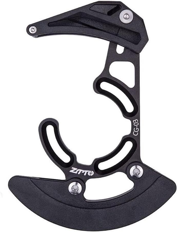 Fiets kettinggeleider 32-38T MTB fietskettingbeschermer aluminium lichtgewicht en sterk voor racefiets en mountainbike