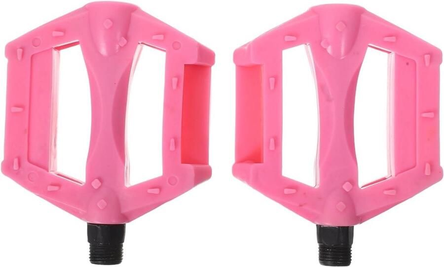 Fiets Pedalen Kinderfiets Pedalen Veilig Fietsen Antislip Ontwerp 10.5 cm Roze