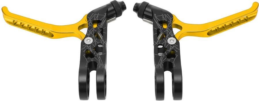 Fiets Remhendels Aluminium 22 2 mm voor Mountainbike en Racefiets (Goud)