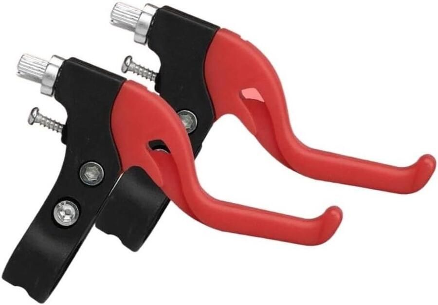 Fiets remhendels Kinderfiets onderdelen Veilig remmen Duurzaam kunststof Set van 2 Rood