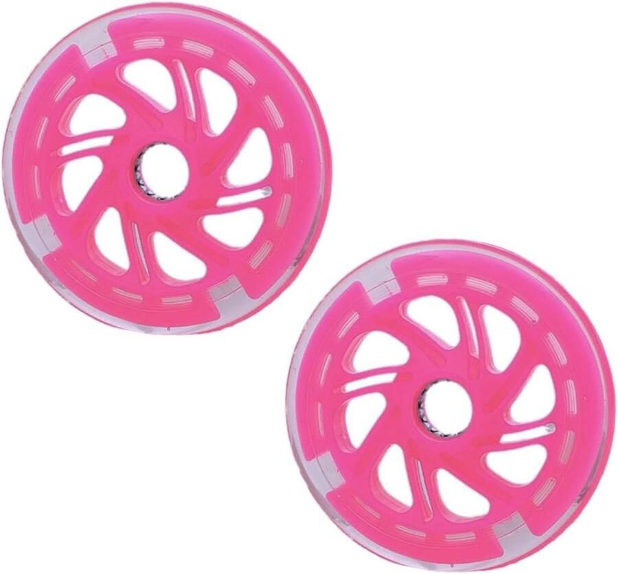 Fiets Steunwielen Zijwieltjes Kinderfiets Fietsen Leren Lichtgevend Ontwerp 15.75-26.25 inch Roze