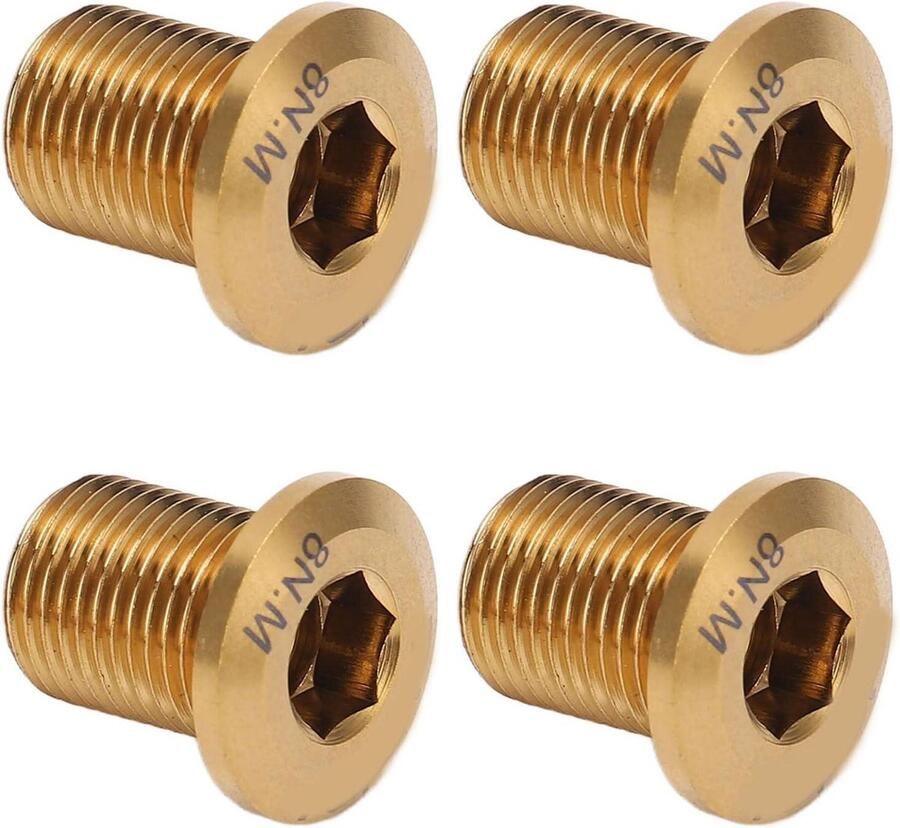 Fiets Wiel Schroef Racefiets Titanium Legering Crankstel Fietsaccessoires voor Mountainbike en Weg Set van 4