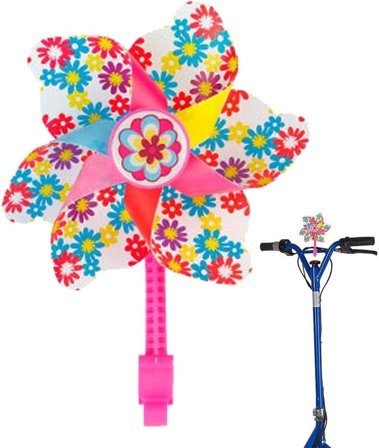 Fiets Windmolen Stuur Decoratie Kinderfiets Versieren Gladde Hoeken 2-2.5 cm Diameter Regenboog