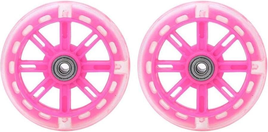 Fiets Zijwielen Hulpwielen Kinderfiets Veilig Leren Fietsen Universele Pasvorm 11.5 cm Diameter Roze