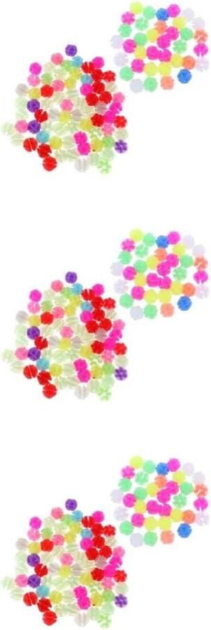 Fietsdecoratie Kralen Spaakkralen Wieldecoratie Kinderfiets Versieren Glow in the Dark 216 stuks Multicolor