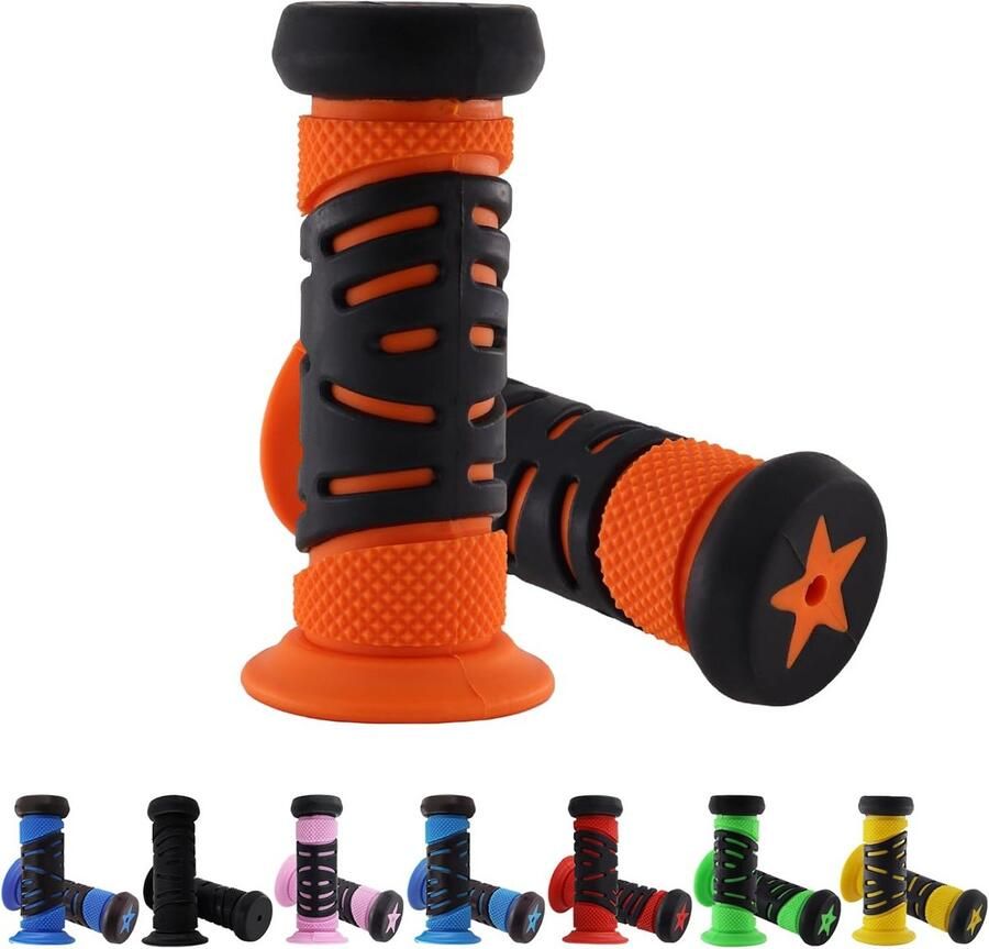 Fietshandgrepen 22 mm voor kinderen Veilige antislip rubberen handvatten voor kinderfiets scooter en loopfiets