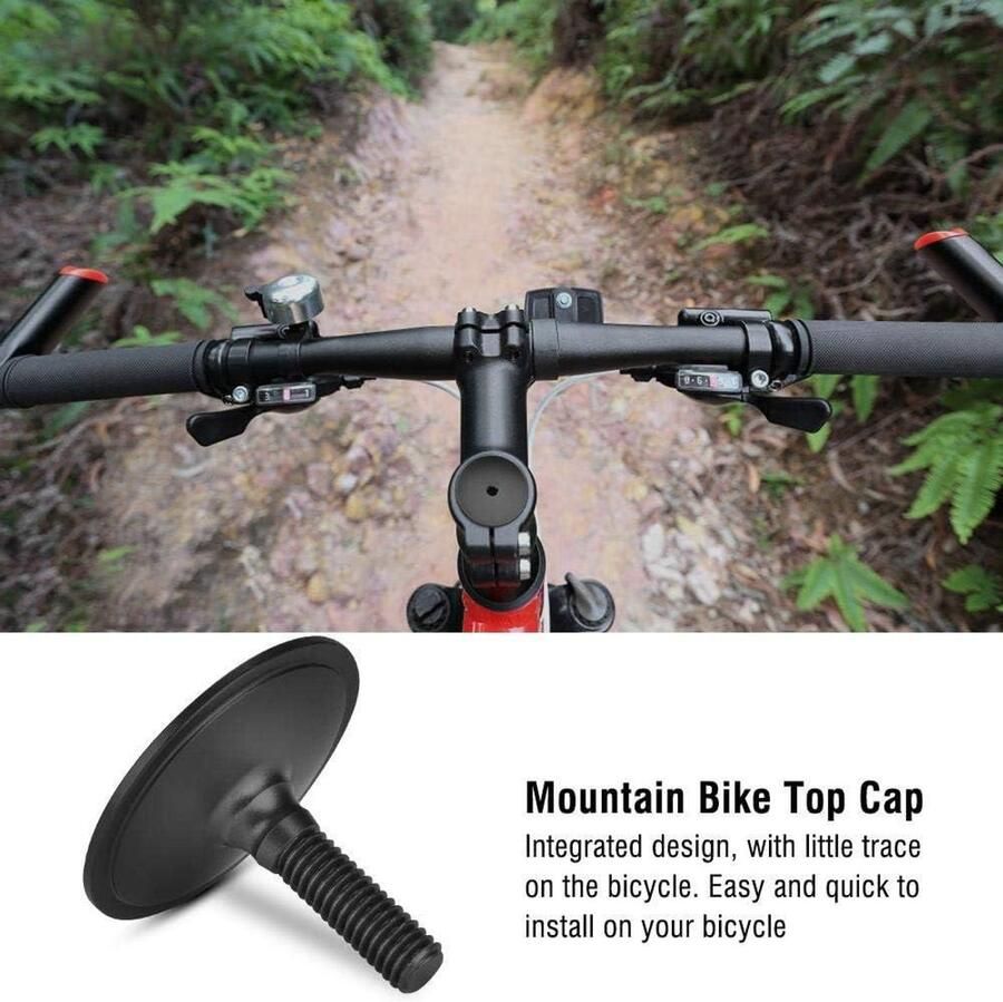 Fietsheadset cap voor mountainbike Aluminium legering Vast gear Vouwfiets onderdelen 28 6 mm vork afdekking stem
