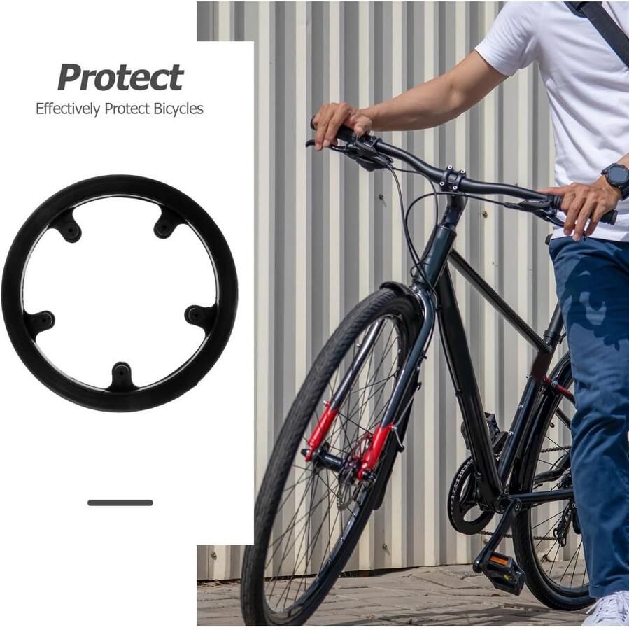 Fietskettingbeschermer met 40 Tanden van Plastic voor MTB en Racefiets Vervangingsaccessoire voor Bottom Bracket en Kettingbescherming