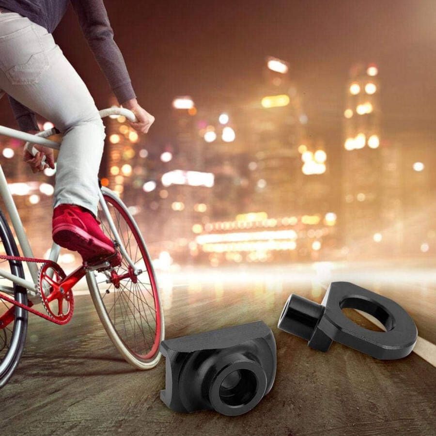 Dailygoody Fietsketting Spanner Fietsketting Beveiliging Lichtgewicht en Roestvrij Zwart Voor Vouwfietsen en Fixies Ideaal voor Enkele Ver - Foto 2