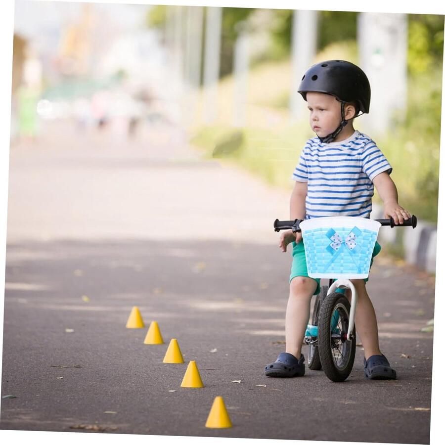 Kinderfiets Accessoires Set Fietsdecoratie Kinderen Fiets Versieren Eenvoudige Installatie 20 x 13.3 x 13 cm Blauw