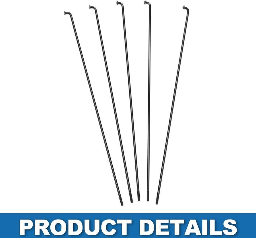 Fietspaken 14G 210MM Staal Zwart 36 Stuks Voor mountainbikes