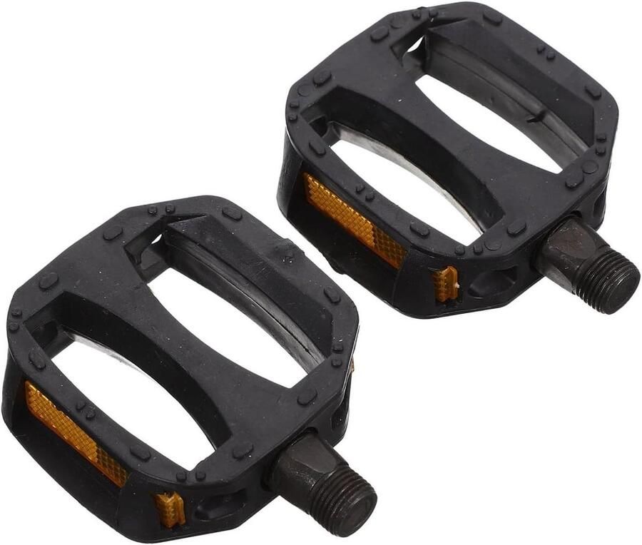 Fietspedalen Kinderen Mountainbike Pedalen Fietsen Onderdelen Antislip Ontwerp 9.8 x 7 cm Zwart