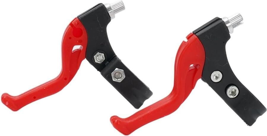 Fietsremhendels Kinderfiets Remgrepen Paar Veilig Fietsen Eenvoudig Bereik 2.2cm Diameter Rood