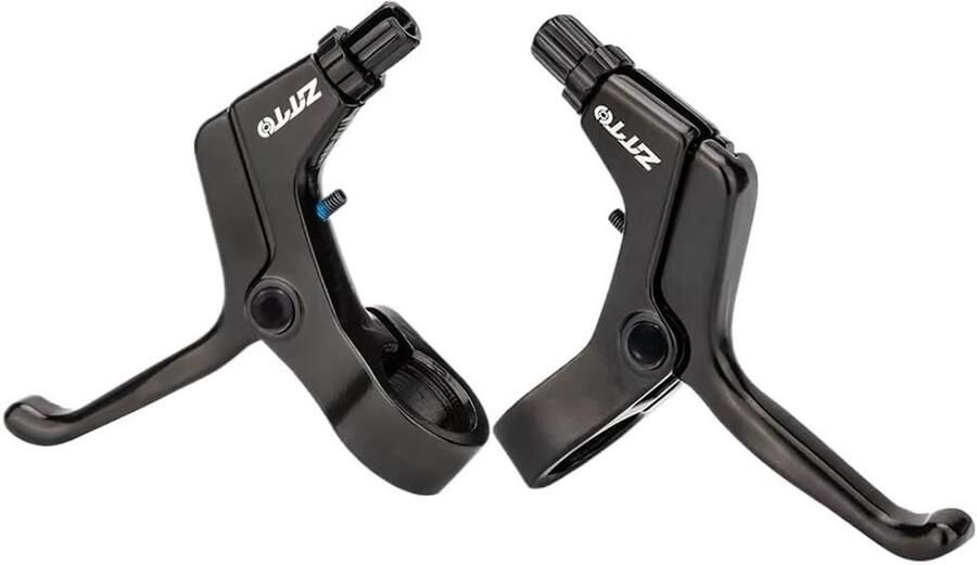 Fietsremhendels Kinderfiets Remgrepen Set Veilig Fietsen Universele Montage 22 mm Stuur Zwart