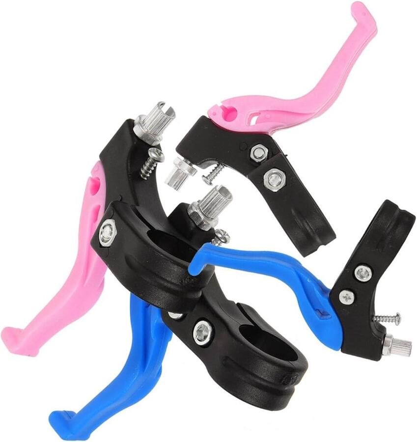 Fietsremhendels Kinderfiets Remhendels Paar Veilig Fietsen Glad Oppervlak 12.2 cm Roze