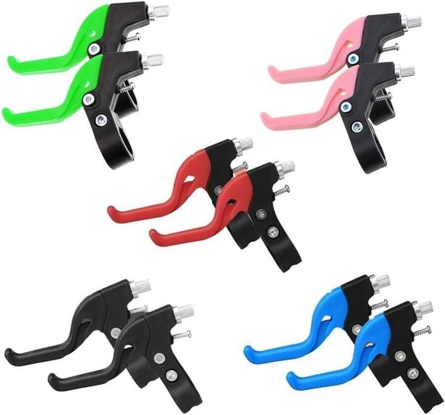 Fietsremhendels Kunststof Voor Kinderfiets Roze Geschikt voor 22 cm Diameter Stuur