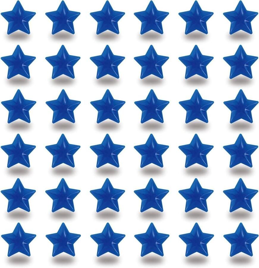 Fietsspaakkralen Spaakdecoratie Kinderfiets Fiets Versieren Pentagram Stijl Middel Blauw