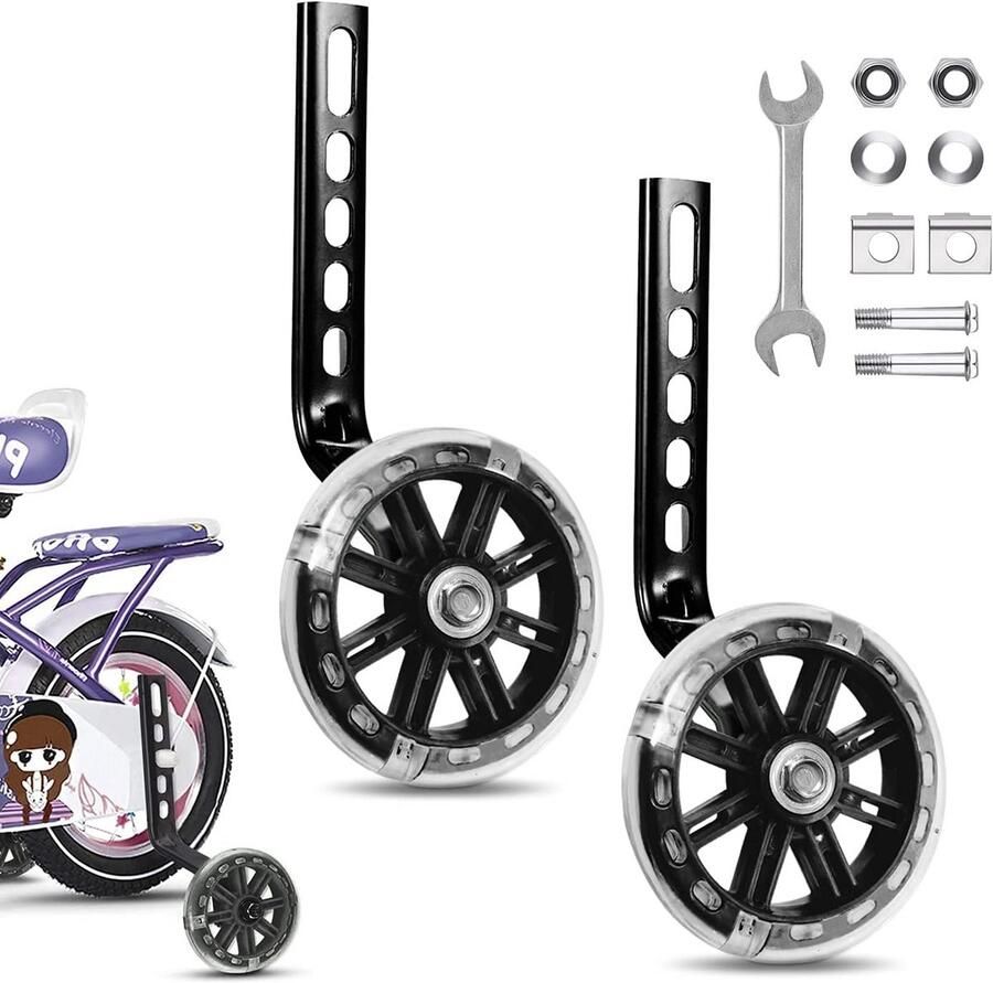 Fietssteunwielen voor Kinderfietsen Universele Stabilisator voor 12 tot 20 Inch Fietsen