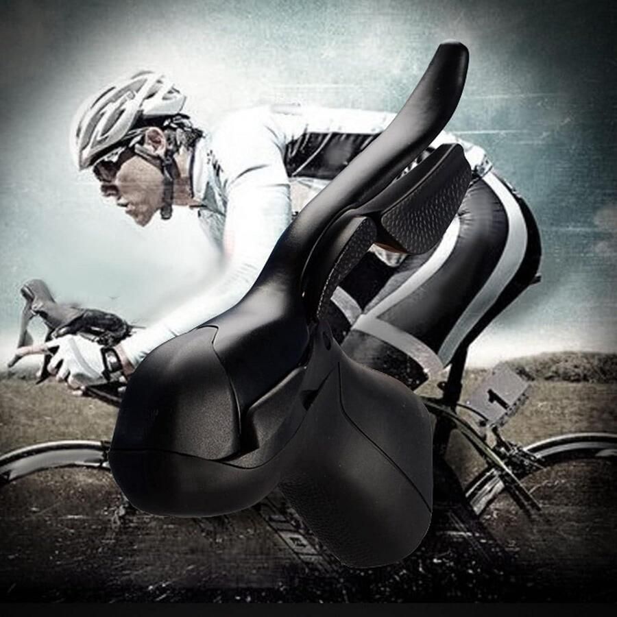 Fietsversnellingshendels set voor mountainbike en vouwfiets 8-speed aluminiumlegering