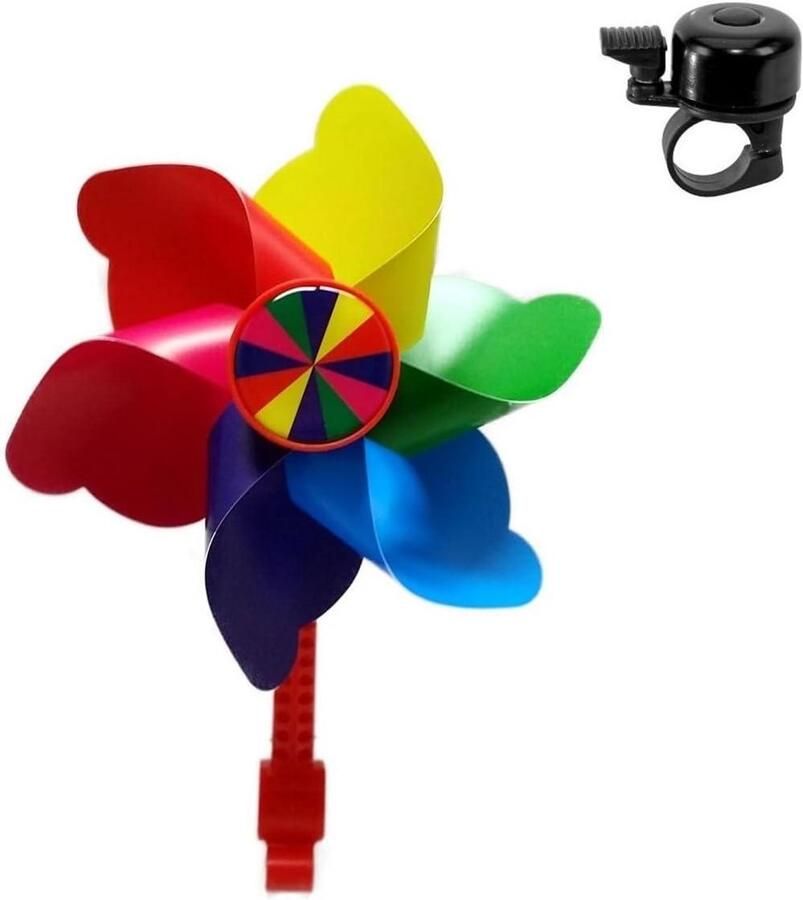 Fietswindmolen Kinderfiets accessoire Fiets decoratie Eenvoudige montage 23 cm hoog uitvoeringen