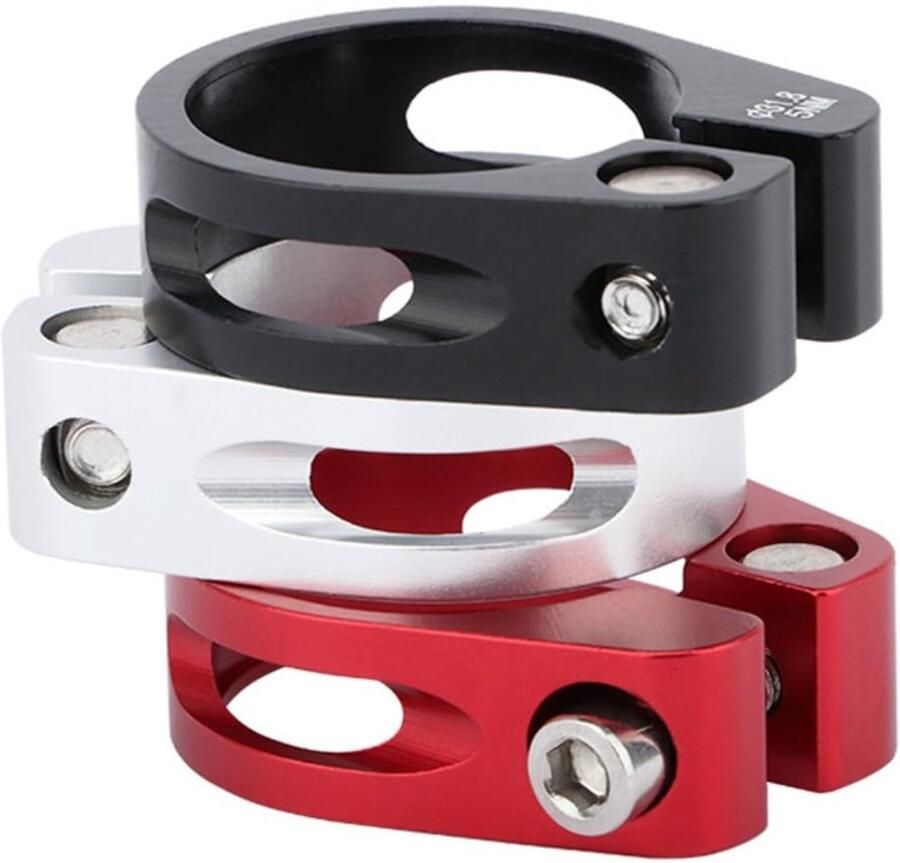 Fietszadelklem 34.9mm Aluminium Sattelstützenklem voor MTB en Racefietsen