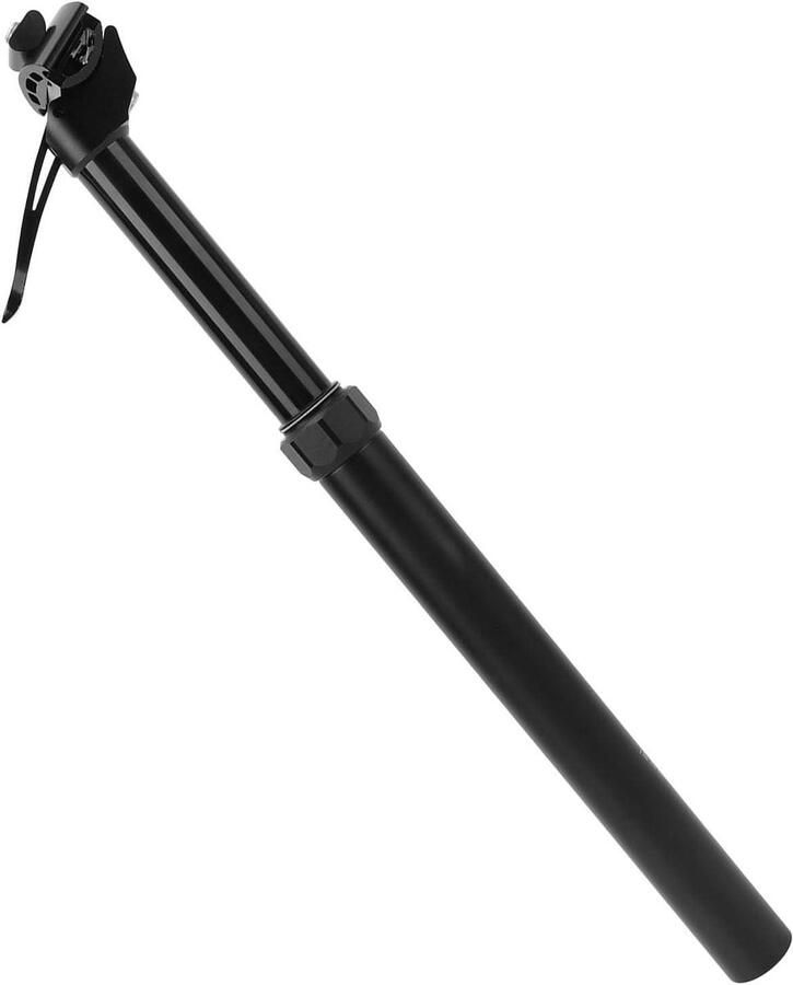 Fietszadelpen Aluminium Duurzaam Hydraulisch Fietsdruppelaar Mountainbikes Roadbikes Stadspedeleiers Zwart Verstelbaar