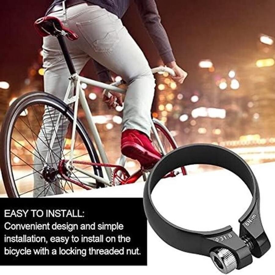 Fietszadelpenklem voor mountainbike roadbike vouwfiets en stadfiets