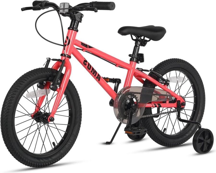 Glerc Amos Kinderfiets 16 20 inch 6 7 8 9 jaar tieners fiets met dubbele handrem en zijstandaard 6 versnellingen verschillende kleuren