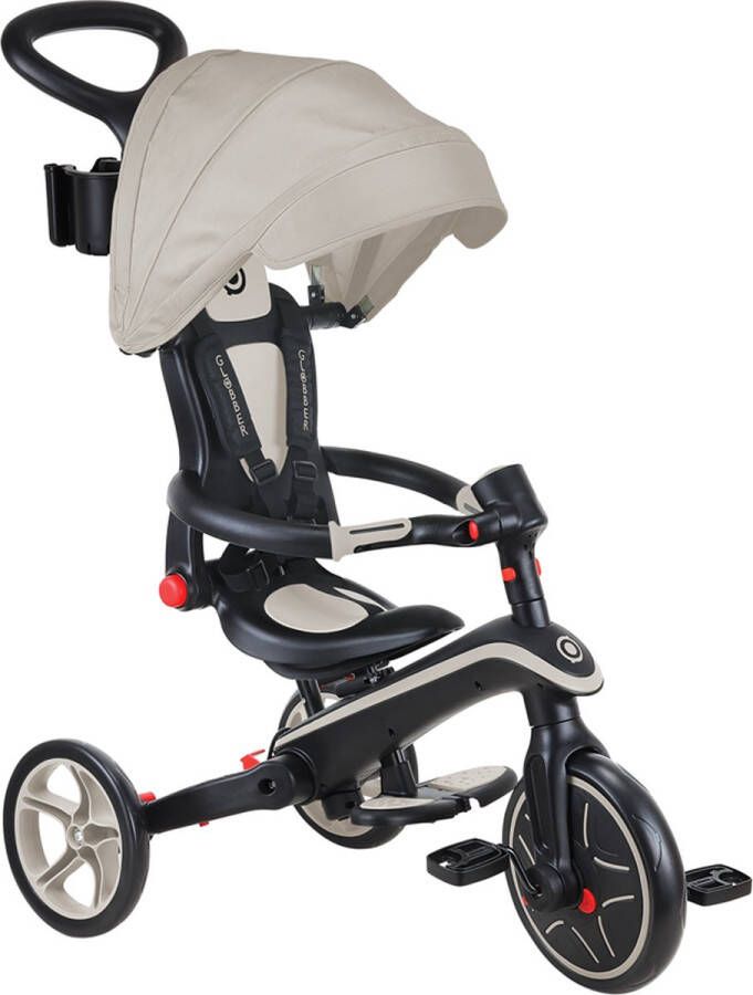 Globber Trike 4 in 1 Foldable Taupe