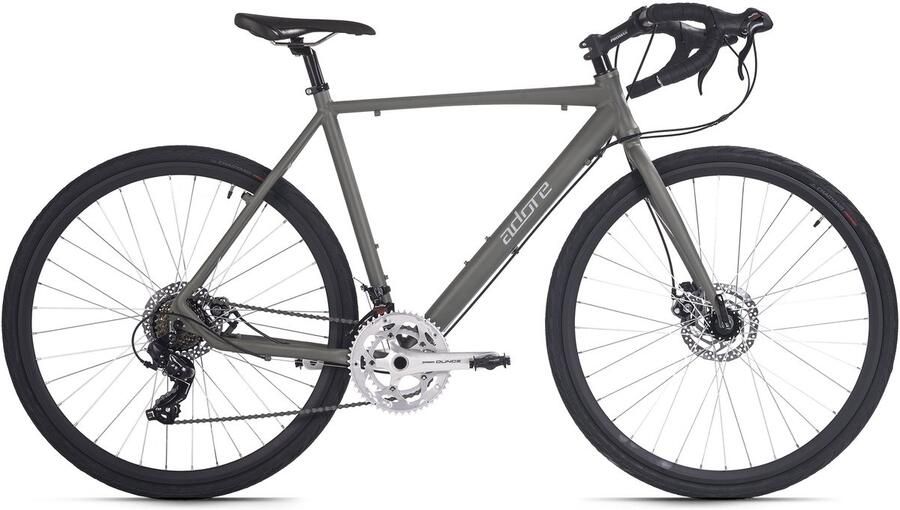 Gravelbike racefiets 28'' G3006 grijs RH 56 cm Adore