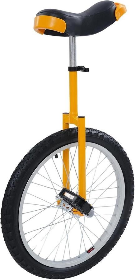 Grote Eenwieler Balansfiets Wieler Sport Oefeningen Stille Lagers 50.8cm Wiel Geel