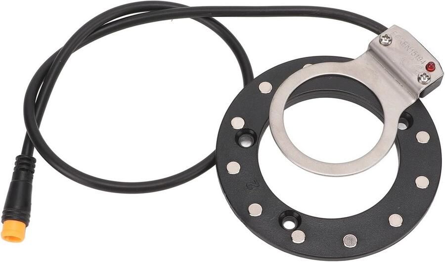 Hoge Gevoeligheid Pedaalhulpsensor voor Elektrische Fietsen Eenvoudig te Installeren Fiets Assistent met Dual Hall Sensoren en 12 Magneten