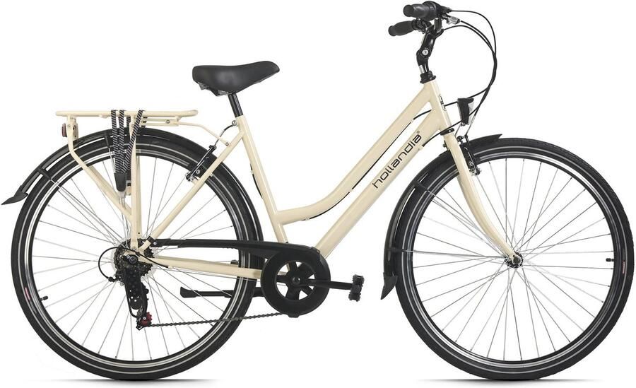 Hollandia damesfiets 28 City Next beige framemaat 50 cm 6 versnellingen