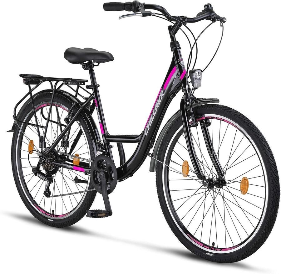 Hoogwaardige Stadsfiets 26 inch en 28 inch met 21 Versnellingen voor en Volwassenen