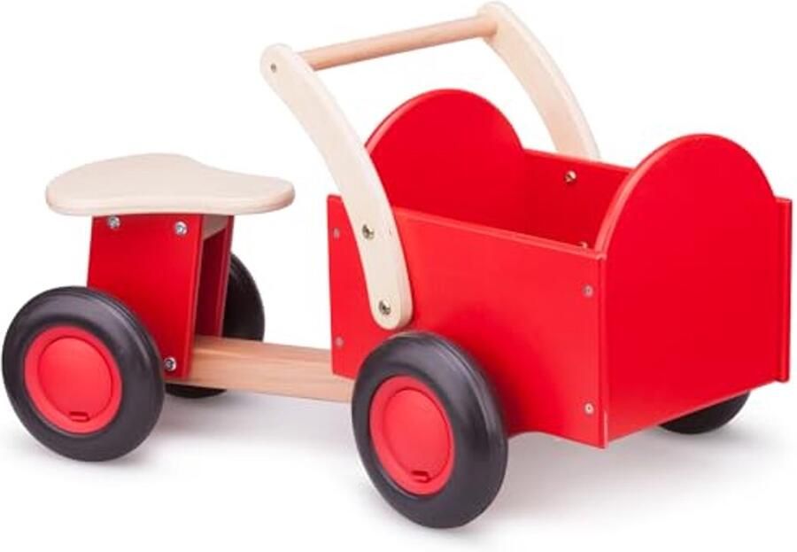 Houten Kinderfietsen Rood Perfect Voor Peuters
