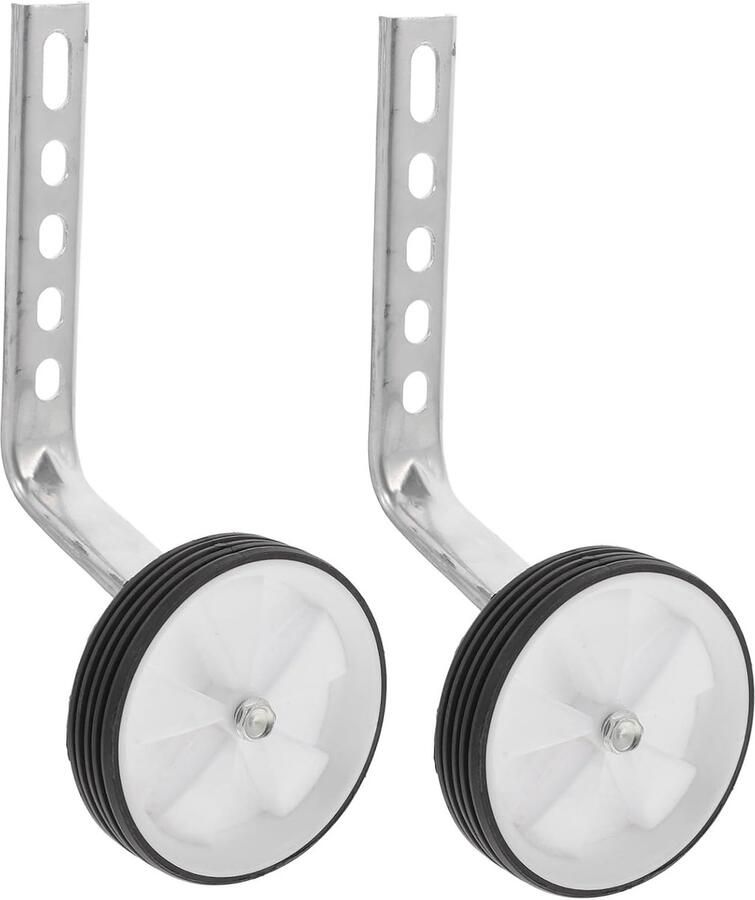 Hulpwielen Kinderfiets Opleidingswielen Stabilisator Kinderen Leren Fietsen Stevig en Duurzaam 11 cm Wit