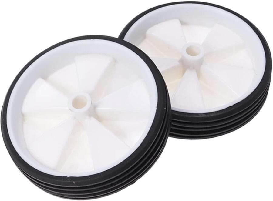Hulpwielen Kinderfiets Stabilisator Wielen Fiets Leren Universele Pasvorm 11 cm Wiel Diameter Wit