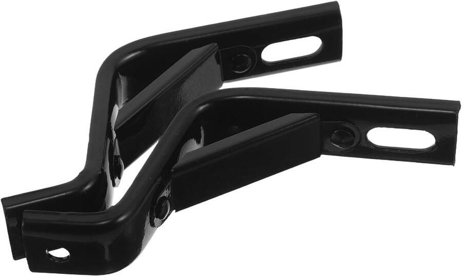 Hulpwielhouder Kinderfiets Zijwielmontage Set Veilig Fietsen Leren Flexibele Hoogteverstelling 22.4 x 10.8 cm Zwart