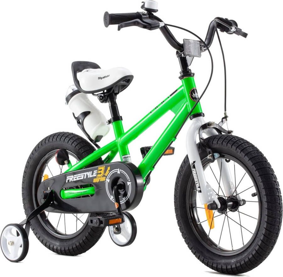 Kinderfiets Freestyle Fiets Kinderfietsen 16 Inch Groen