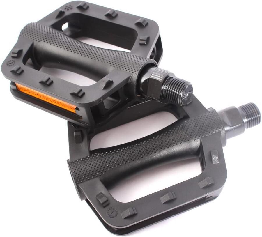 Kinder BMX Pedalen Fiets Onderdelen BMX Rijden Lichtgewicht PVC 85 mm Breed Zwart