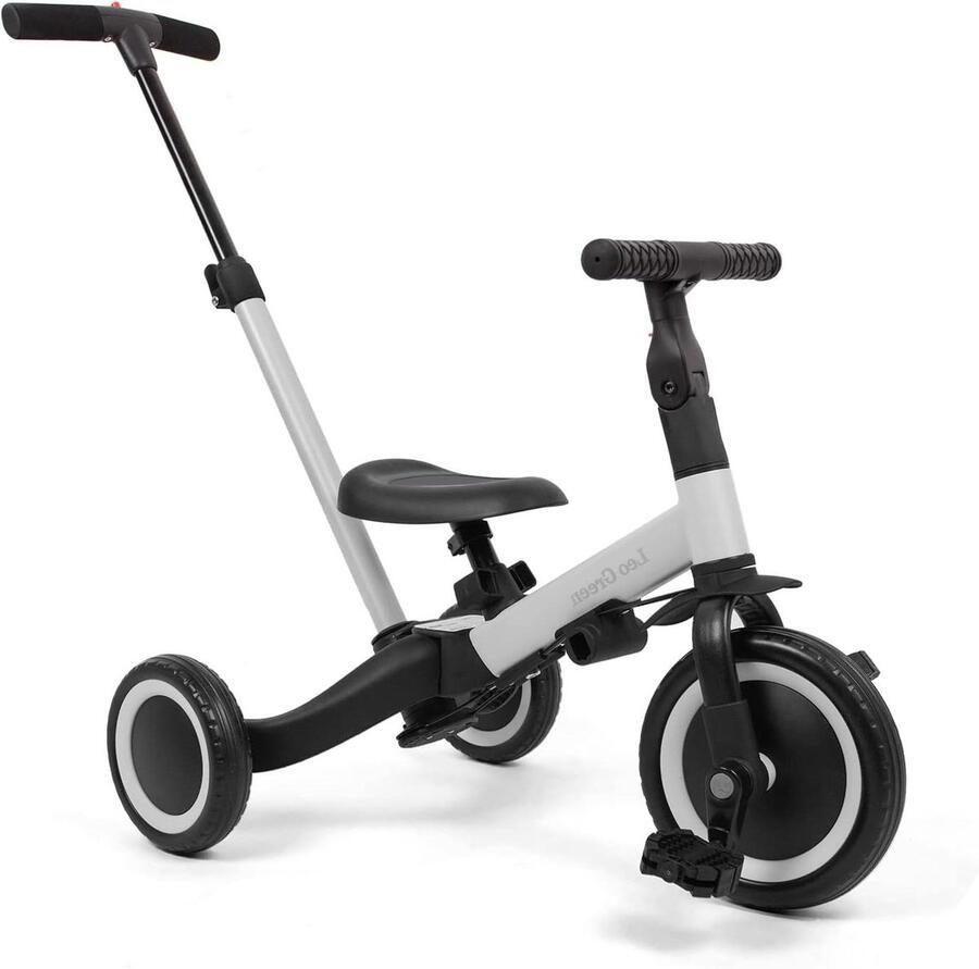 Kinder driewieler Loopfiets Leren fietsen 4-in-1 ontwerp Tot 25 kg Grijs