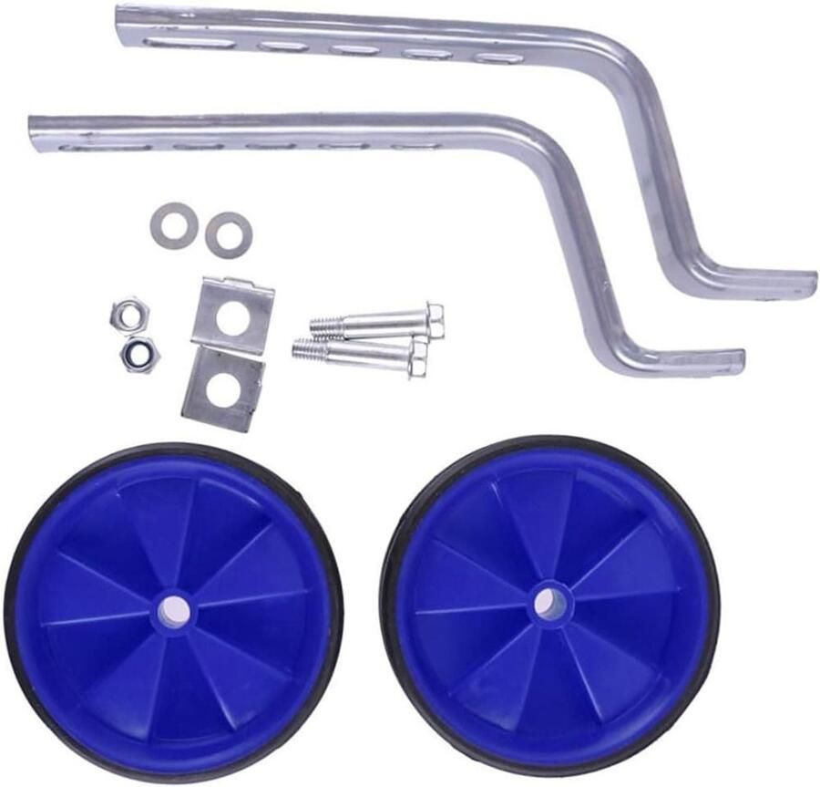 Kinder Fiets Accessoires Loopfiets Wielen Kinderen Leren Fietsen Universeel Passend 12-20 Inch Blauw